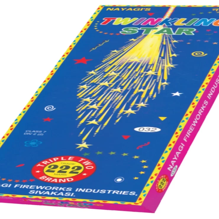 Twinkling Stars traditional Sivakasi crackers with colourful sparkling effects by Nayagi Fireworks