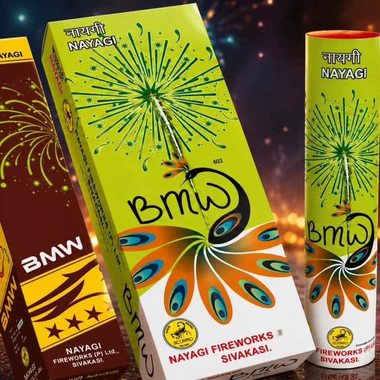 Infinite Car Series aerial novelty Sivakasi fireworks with colourful sparkling sky effects by Nayagi Fireworks