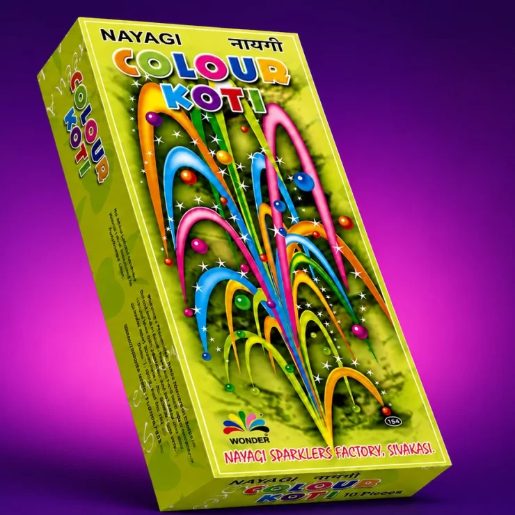 Traditional Flower Pots Sivakasi crackers with colourful sparkling fountain effect by Nayagi Fireworks
